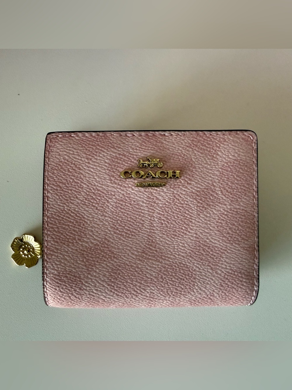 Coach Large Powder Pink Rowan with Matching Pink Wallets and Passport holder - Picture 10 of 15